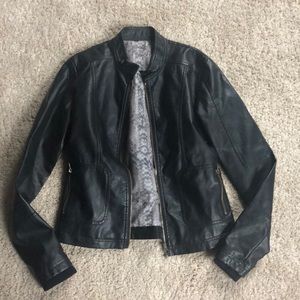 Faux Leather Jacket